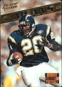 1995 Action Packed Monday Night Football #57 - Natrone Means - San Diego Chargers