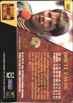 1995 Action Packed Monday Night Football #60 - Brett Favre - Green Bay Packers