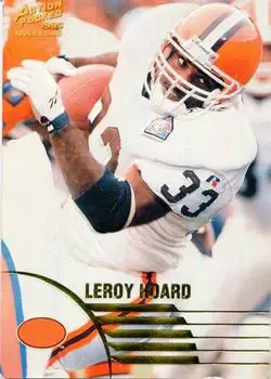 1995 Action Packed Rookies & Stars #51 - Leroy Hoard - Cleveland Browns - Front