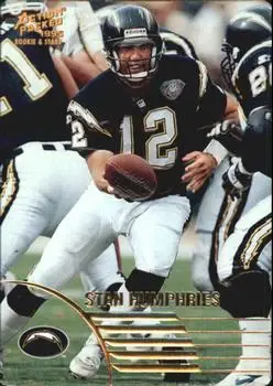 1995 Action Packed Rookies & Stars #52 - Stan Humphries - San Diego Chargers - Front