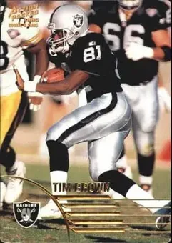 1995 Action Packed Rookies & Stars #59 - Tim Brown - Oakland Raiders 1995 Action Packed Rookies & Stars #59 - Tim Brown - Oakland Raiders