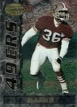 1995 Bowman's Best #26 - Merton Hanks - San Francisco 49ers