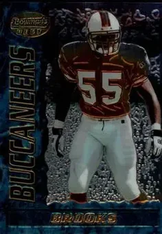 1995 Bowman's Best #28 - Derrick Brooks - Tampa Bay Buccaneers 1995 Bowman's Best #28 - Derrick Brooks - Tampa Bay Buccaneers