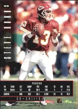 1995 Classic Images Limited #59 - Steve Bono - Kansas City Chiefs