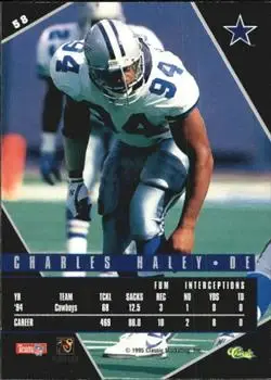 1995 Classic Images Limited Live #58 - Charles Haley - Dallas Cowboys