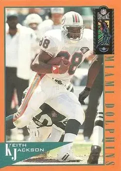 1995 Classic NFL Experience #54 - Keith Jackson - Miami Dolphins