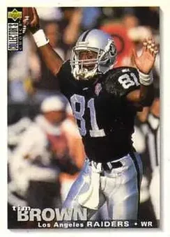 1995 Collector's Choice #62 - Tim Brown - Los Angeles Raiders 1995 Collector's Choice #62 - Tim Brown - Los Angeles Raiders