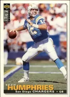 1995 Collector's Choice #63 - Stan Humphries - San Diego Chargers