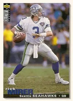 1995 Collector's Choice #64 - Rick Mirer - Seattle Seahawks