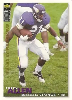 1995 Collector's Choice #70 - Terry Allen - Washington Redskins