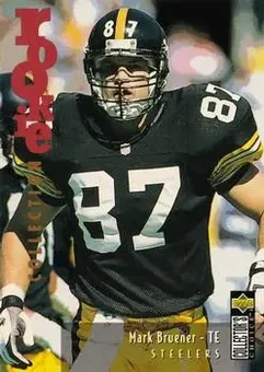 1995 Collector's Choice Update #U50 - Mark Bruener - Pittsburgh Steelers