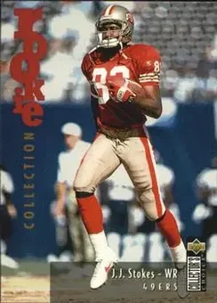 1995 Collector's Choice Update #U55 - J.J. Stokes - San Francisco 49ers