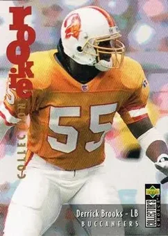1995 Collector's Choice Update #U59 - Derrick Brooks - Tampa Bay Buccaneers 1995 Collector's Choice Update #U59 - Derrick Brooks - Tampa Bay Buccaneers