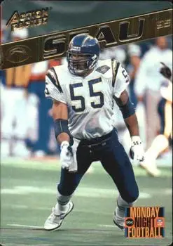 1995 Action Packed Monday Night Football #63 - Junior Seau - San Diego Chargers - Front
