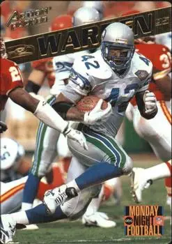 1995 Action Packed Monday Night Football #65 - Chris Warren - Seattle Seahawks - Front