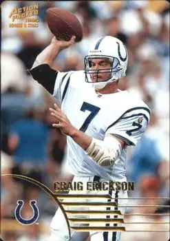 1995 Action Packed Rookies & Stars #61 - Craig Erickson - Indianapolis Colts 1995 Action Packed Rookies & Stars #61 - Craig Erickson - Indianapolis Colts