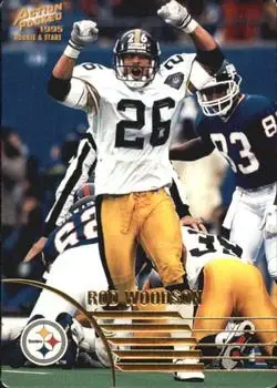 1995 Action Packed Rookies & Stars #62 - Rod Woodson - Pittsburgh Steelers