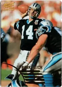 1995 Action Packed Rookies & Stars #63 - Frank Reich - Carolina Panthers 1995 Action Packed Rookies & Stars #63 - Frank Reich - Carolina Panthers