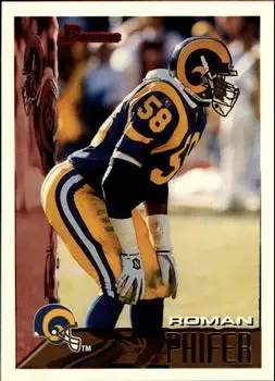 1995 Bowman #64 - Roman Phifer - St. Louis Rams