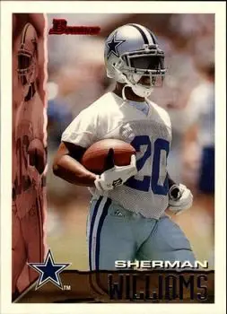 1995 Bowman #65 - Sherman Williams - Dallas Cowboys