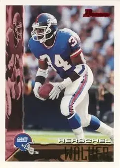 1995 Bowman #70 - Herschel Walker - New York Giants