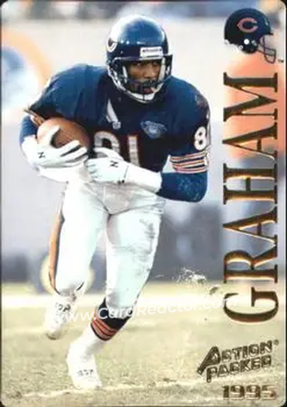 1995 Action Packed #65 - Jeff Graham - Chicago Bears