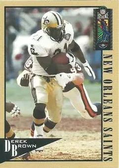 1995 Classic NFL Experience #65 - Derek Brown - New Orleans Saints