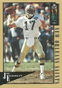 1995 Classic NFL Experience #66 - Jim Everett - New Orleans Saints