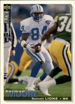 1995 Collector's Choice #72 - Herman Moore - Detroit Lions