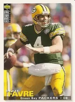 1995 Collector's Choice #73 - Brett Favre - Green Bay Packers 1995 Collector's Choice #73 - Brett Favre - Green Bay Packers