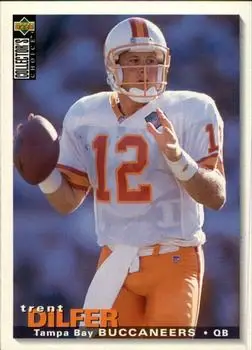 1995 Collector's Choice #74 - Trent Dilfer - Tampa Bay Buccaneers - Front