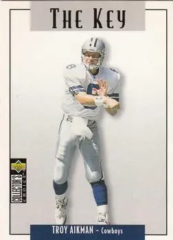 1995 Collector's Choice Update #U64 - Troy Aikman - Dallas Cowboys