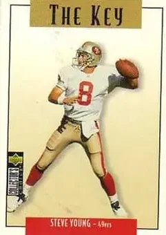 1995 Collector's Choice Update #U65 - Steve Young - San Francisco 49ers