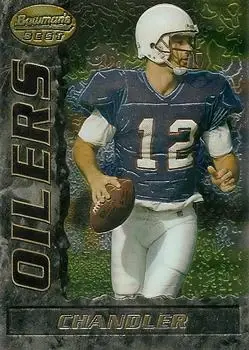 1995 Bowman's Best #42 - Chris Chandler - Houston Oilers