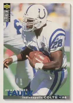 1995 Collector's Choice #80 - Marshall Faulk - Indianapolis Colts