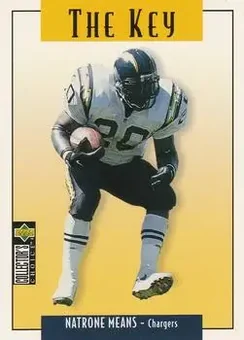 1995 Collector's Choice Update #U71 - Natrone Means - San Diego Chargers