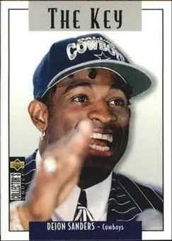 1995 Collector's Choice Update #U72 - Deion Sanders - Dallas Cowboys