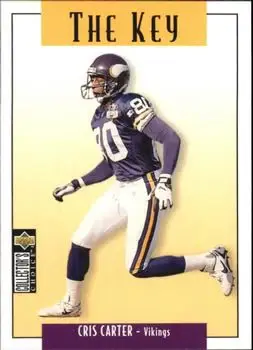 1995 Collector's Choice Update #U74 - Cris Carter - Minnesota Vikings