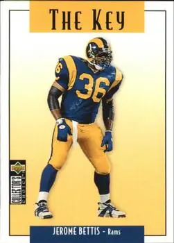 1995 Collector's Choice Update #U76 - Jerome Bettis - St. Louis Rams
