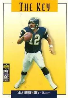 1995 Collector's Choice Update #U78 - Stan Humphries - San Diego Chargers