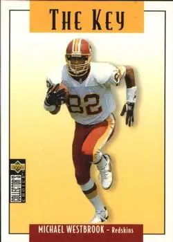 1995 Collector's Choice Update #U79 - Michael Westbrook - Washington Redskins