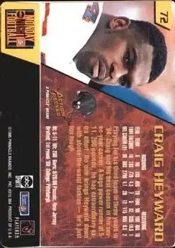 1995 Action Packed Monday Night Football #72 - Craig Heyward - Atlanta Falcons - Back