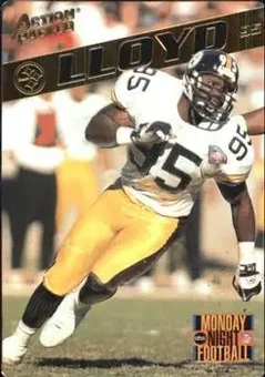 1995 Action Packed Monday Night Football #73 - Greg Lloyd - Pittsburgh Steelers