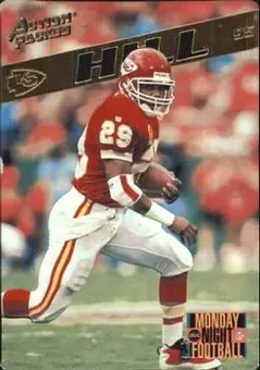 1995 Action Packed Monday Night Football #75 - Greg Hill - Kansas City Chiefs