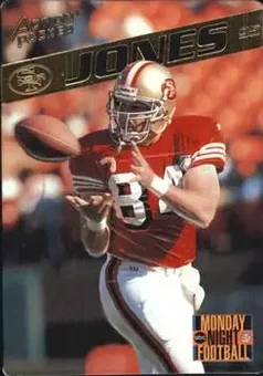 1995 Action Packed Monday Night Football #78 - Brent Jones - San Francisco 49ers