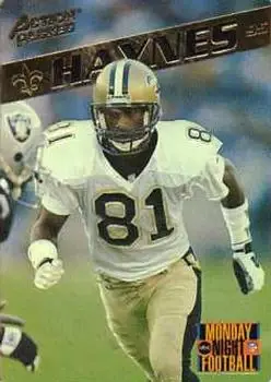 1995 Action Packed Monday Night Football #79 - Michael Haynes - New Orleans Saints - Front