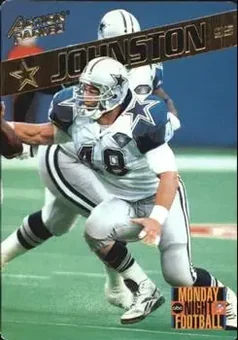 1995 Action Packed Monday Night Football #80 - Daryl Johnston - Dallas Cowboys