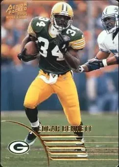 1995 Action Packed Rookies & Stars #74 - Edgar Bennett - Green Bay Packers