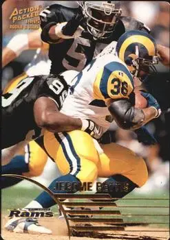 1995 Action Packed Rookies & Stars #75 - Jerome Bettis - St. Louis Rams