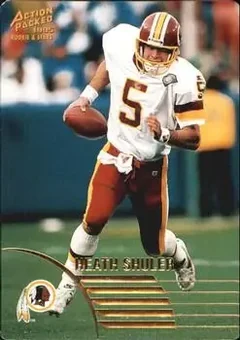 1995 Action Packed Rookies & Stars #76 - Heath Shuler - Washington Redskins